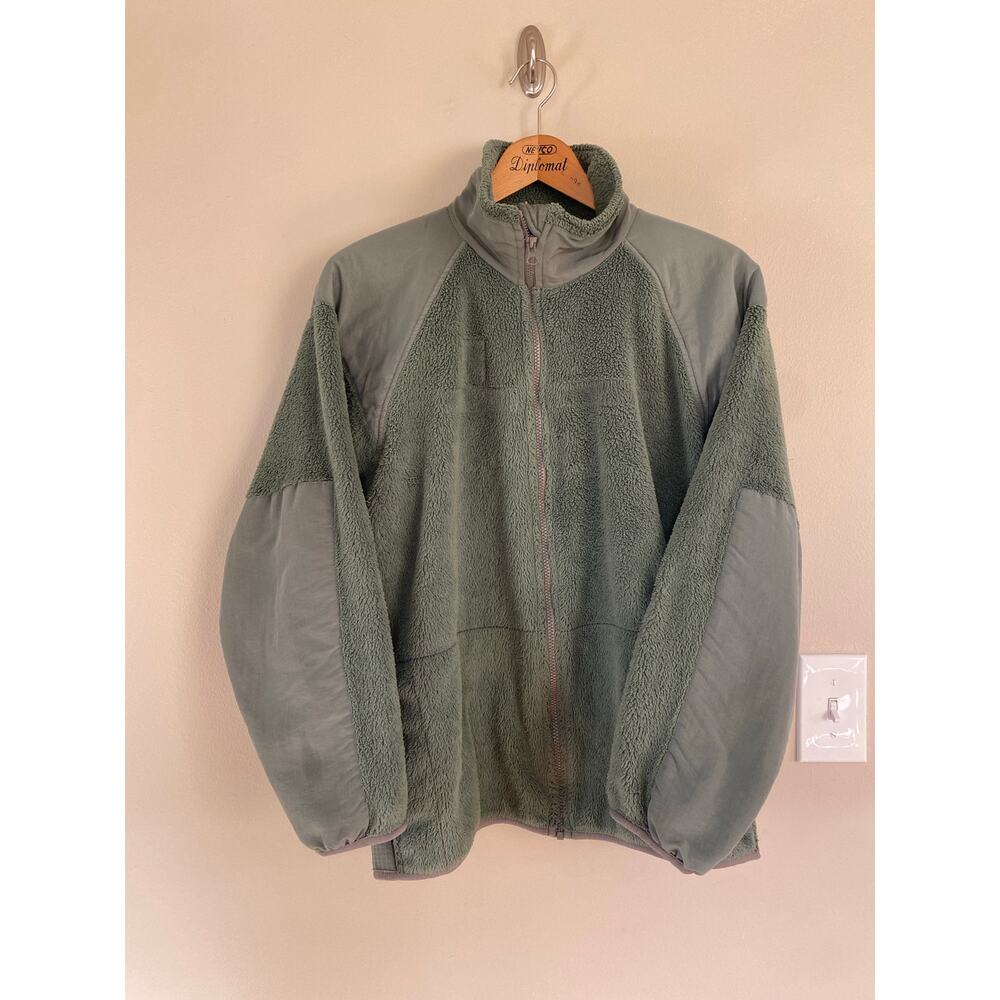 USGI Military Polartec Gen III Cold Weather Full Zip Fleece Jacket Large